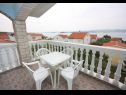 Appartements Vese - 100 m from beach: A1(2+2), A2(2+2), A3(5+3), A4(2+2) Sveti Petar - Riviera de Biograd  - Appartement - A4(2+2): terrasse
