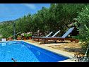 Maisons de vacances Vojo - private swimming pool: H(4) Bol - Île de Brac  - Croatie  - piscine &agrave; ciel ouvert (maison et environs)