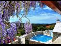 Maisons de vacances Mari 1 - with pool: H(6+1) Donji Humac - Île de Brac  - Croatie  - vue