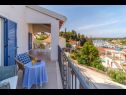 Maisons de vacances Mila - private pool & seaview: H(8) Milna (Brac) - Île de Brac  - Croatie  - H(8): vue de la terrasse
