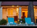 Maisons de vacances Periska - on the beach : H(4+1) Mirca - Île de Brac  - Croatie  - terrasse de jardin