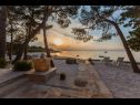 Maisons de vacances Periska - on the beach : H(4+1) Mirca - Île de Brac  - Croatie  - vue (maison et environs)