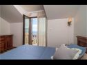Maisons de vacances Lumos - panoramic view & olive garden: H(10) Postira - Île de Brac  - Croatie  - H(10): chambre &agrave; coucher