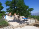 Maisons de vacances Mary: relaxing with pool: H(4) Postira - Île de Brac  - Croatie  - cour (maison et environs)