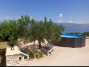 Maisons de vacances Mary: relaxing with pool: H(4) Postira - Île de Brac  - Croatie  - piscine &agrave; ciel ouvert