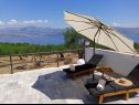 Maisons de vacances Mary: relaxing with pool: H(4) Postira - Île de Brac  - Croatie  - terrasse