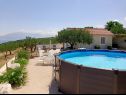 Maisons de vacances Mary: relaxing with pool: H(4) Postira - Île de Brac  - Croatie  - piscine &agrave; ciel ouvert