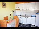 Appartements Nikola - 200 m from beach: A1(2), A2(2+1) Postira - Île de Brac  - Appartement - A1(2): cuisine salle à manger