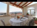 Appartements Josip - Apartment with Panoramic Sea view: A1(5) Postira - Île de Brac  - Appartement - A1(5): terrasse