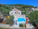 Maisons de vacances Tonko - open pool: H(4+1) Postira - Île de Brac  - Croatie  - maison