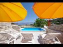 Maisons de vacances Tonko - open pool: H(4+1) Postira - Île de Brac  - Croatie  - piscine