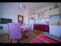 Appartements Pavo - 80 m from beach: A1(5) Postira - Île de Brac  - Appartement - A1(5): cuisine salle à manger