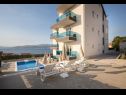 Appartements Ivan - with heated pool and seaview: A1(4), B1(4) Postira - Île de Brac  - Appartement - A1(4): vue