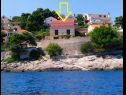 Appartements et chambres Ref - 20 m from sea : 1 - A1(4+1), 2 - A2(2+1), 3 - R1(2), 4 - R2(2) Baie Puntinak (Selca) - Île de Brac  - Croatie  - maison