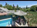 Maisons de vacances Niksi - with pool: H(8+4) Skrip - Île de Brac  - Croatie  - maison