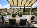 Appartements Neda - perfect location & free parking: A1(6), A2(4+1), A3(4+1) Splitska - Île de Brac  - Appartement - A1(6): terrasse