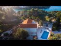 Maisons de vacances Lili-with pool near the sea: H(10) Splitska - Île de Brac  - Croatie  - maison