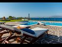 Maisons de vacances Ivan - open pool: H(6+4) Supetar - Île de Brac  - Croatie  - piscine