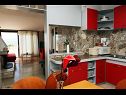 Appartements Aldica - 300 m from sea: A1(6) Supetar - Île de Brac  - Appartement - A1(6): cuisine salle à manger
