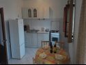 Appartements Silvana - economy apartments : A1(4), A3(2+1), A2(2) Supetar - Île de Brac  - Appartement - A1(4): cuisine salle à manger