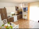 Appartements Anda - sea view: B1(4), B2(4), C(4+1) Mastrinka - Île de Ciovo  - Appartement - C(4+1): cuisine salle à manger