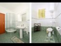 Appartements Sima - 100m from beach: A1(4+1), A2(2+2), A3(4+2), A4 (2+2) Mastrinka - Île de Ciovo  - Appartement - A4 (2+2): salle de bain W-C