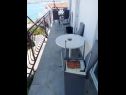 Appartements Doktor - sea view; A2(9) Mastrinka - Île de Ciovo  - Appartement - A2(9): balcon