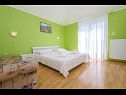 Appartements Ljuba - nice garden: A2(4+1) Plavi, A4(8+1), A1(2+2) Okrug Gornji - Île de Ciovo  - Appartement - A2(4+1) Plavi: chambre &agrave; coucher