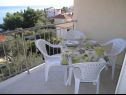 Appartements Aurelius - relaxing with gorgeous view A1 Luce (4+2), A2 Marin(2+2), A3 Maja(4+2), A4 Duje(2+2) Okrug Gornji - Île de Ciovo  - Appartement - A4 Duje(2+2): terrasse