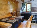 Maisons de vacances Laura - wooden house: H(4+2) Dreznica - Croatie continentale - Croatie  - H(4+2): cuisine salle à manger