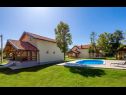  Blue house - outdoor pool: H(8+2) Plaski - Croatie continentale - Croatie  - maison