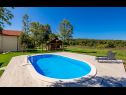 Blue house - outdoor pool: H(8+2) Plaski - Croatie continentale - Croatie  - balcon