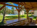  Blue house - outdoor pool: H(8+2) Plaski - Croatie continentale - Croatie  - terrasse