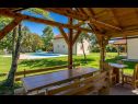 Green house - outdoor pool & BBQ: H(6+2) Plaski - Croatie continentale - Croatie  - terrasse de jardin
