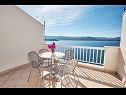 Appartements Sea front - free parking A1(2+2), A2(2+2), A3(4+1), A4(2), A5(2) Klek - Riviera de Dubrovnik  - Appartement - A2(2+2): terrasse
