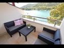 Appartements Leo - sea view & comfortable: A1(6) Ploce - Riviera de Dubrovnik  - Appartement - A1(6): terrasse