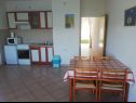 Appartements Marijan - sea view: A1(3+2), A2(3+2) Veli Rat - Île de Dugi otok  - Appartement - A1(3+2): cuisine salle à manger