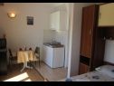 Appartements et chambres Dar - 400 m from sea: SA1(2), A2(3), R3(2) Hvar - Île de Hvar  - Studio appartement - SA1(2): cuisine salle à manger