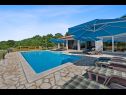 Maisons de vacances LariF - luxury in nature: H(10+2) Nedescina - Istrie  - Croatie  - piscine