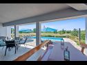Maisons de vacances LariF - luxury in nature: H(10+2) Nedescina - Istrie  - Croatie  - terrasse de jardin