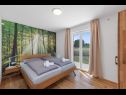 Maisons de vacances LariF - luxury in nature: H(10+2) Nedescina - Istrie  - Croatie  - H(10+2): chambre &agrave; coucher