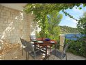 Maisons de vacances Niso - with pool H(12+2) Baie Mikulina luka (Vela Luka) - Île de Korcula  - Croatie  - H(12+2): terrasse