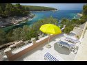 Maisons de vacances Villa Bistrana - 15m from sea: H(4) Baie Tankaraca (Vela Luka) - Île de Korcula  - Croatie  - H(4): vue de la terrasse