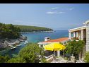 Maisons de vacances Villa Bistrana - 15m from sea: H(4) Baie Tankaraca (Vela Luka) - Île de Korcula  - Croatie  - H(4): terrasse