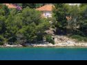 Appartements Danica - large terrace with sea view A1 Dana(4) Baie Zubaca  (Vela Luka)  - Île de Korcula  - Croatie  - maison