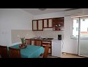 Appartements Ema A1(4), A2(4) Malinska - Île de Krk  - Appartement - A1(4): cuisine salle à manger