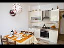 Appartements Luka A1(4), A2(4) Vrbnik - Île de Krk  - Appartement - A1(4): cuisine salle à manger