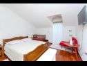 Appartements Jasna - family friendly: A1 Prizemlje (2+2), A2 Gornji (2+2) Baska Voda - Riviera de Makarska  - Appartement - A2 Gornji (2+2): chambre &agrave; coucher