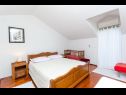 Appartements Jasna - family friendly: A1 Prizemlje (2+2), A2 Gornji (2+2) Baska Voda - Riviera de Makarska  - Appartement - A2 Gornji (2+2): chambre &agrave; coucher