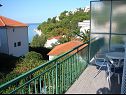 Appartements Eddie - 80m from the sea A1(4+2), A2(2+1) Baska Voda - Riviera de Makarska  - Appartement - A1(4+2): terrasse couverte